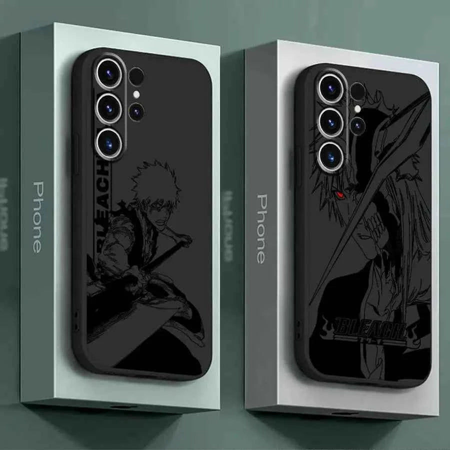 Coque Anime BLEACH Ichigo Aizen Édition Matte & Anti-chute pour Samsung