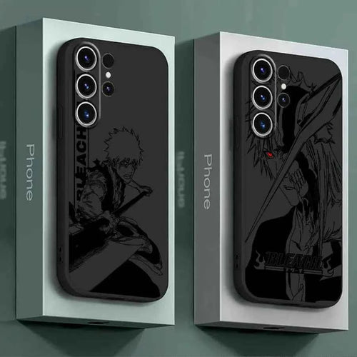 Coque Anime BLEACH Ichigo Aizen Édition Matte & Anti-chute pour Samsung