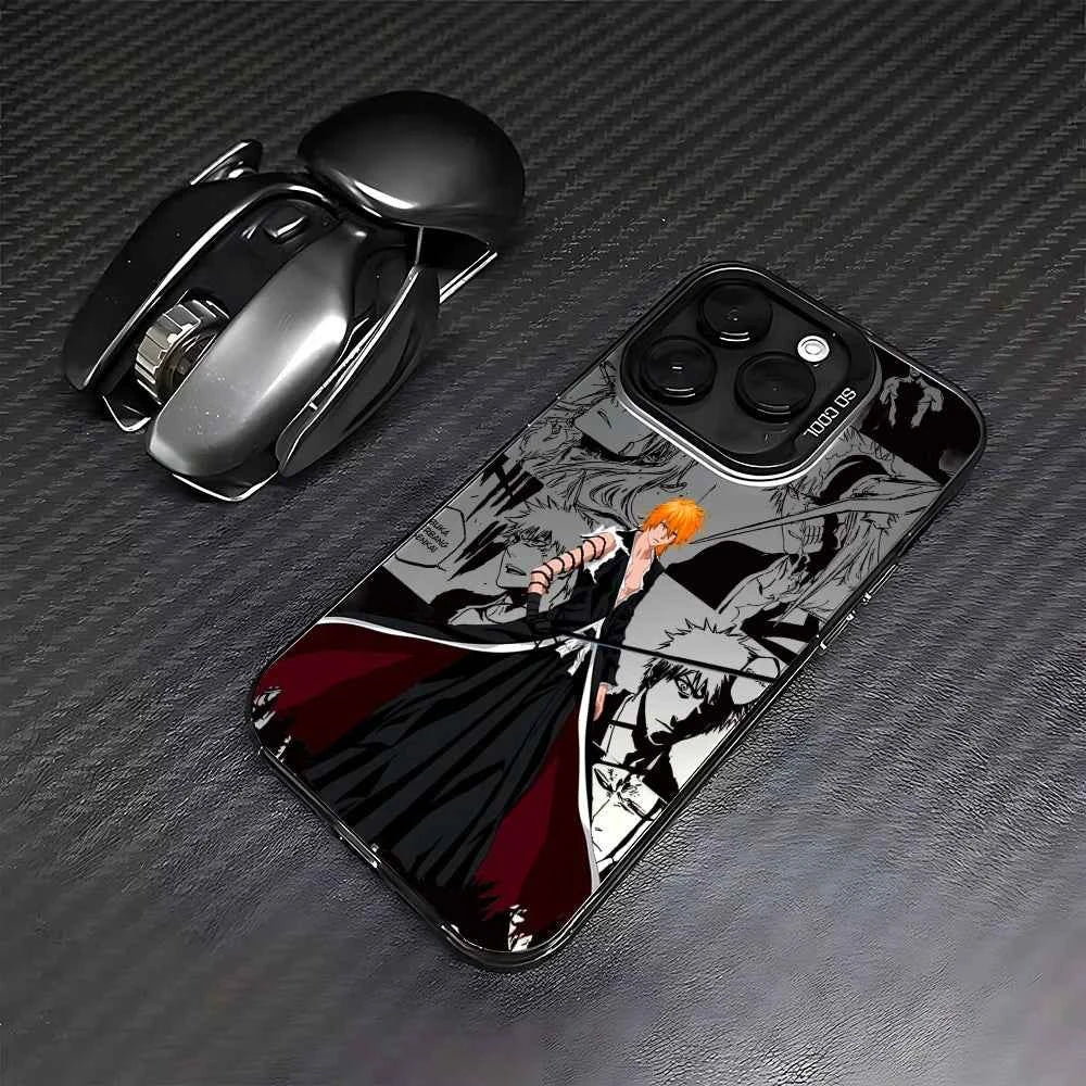 Coque Anime BLEACH iPhone 12-16 "Ichigo x Aizen Edition" Matte & Anti-chute