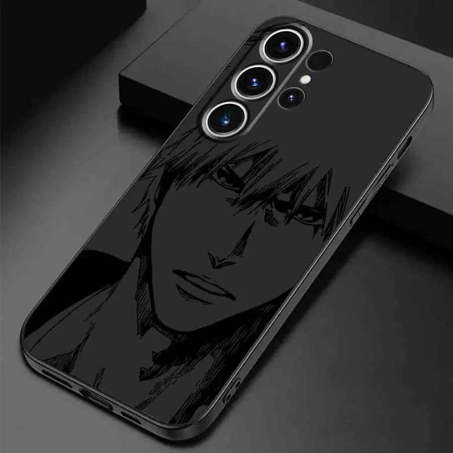 Coque Anime BLEACH Ichigo Aizen Édition Matte & Anti-chute pour Samsung