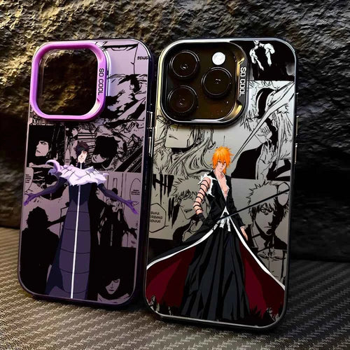 Coque Anime BLEACH iPhone 12-16 "Ichigo x Aizen Edition" Matte & Anti-chute