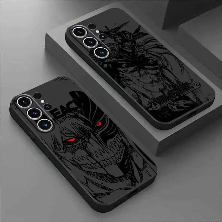 Coque Anime BLEACH Ichigo Aizen Édition Matte & Anti-chute pour Samsung