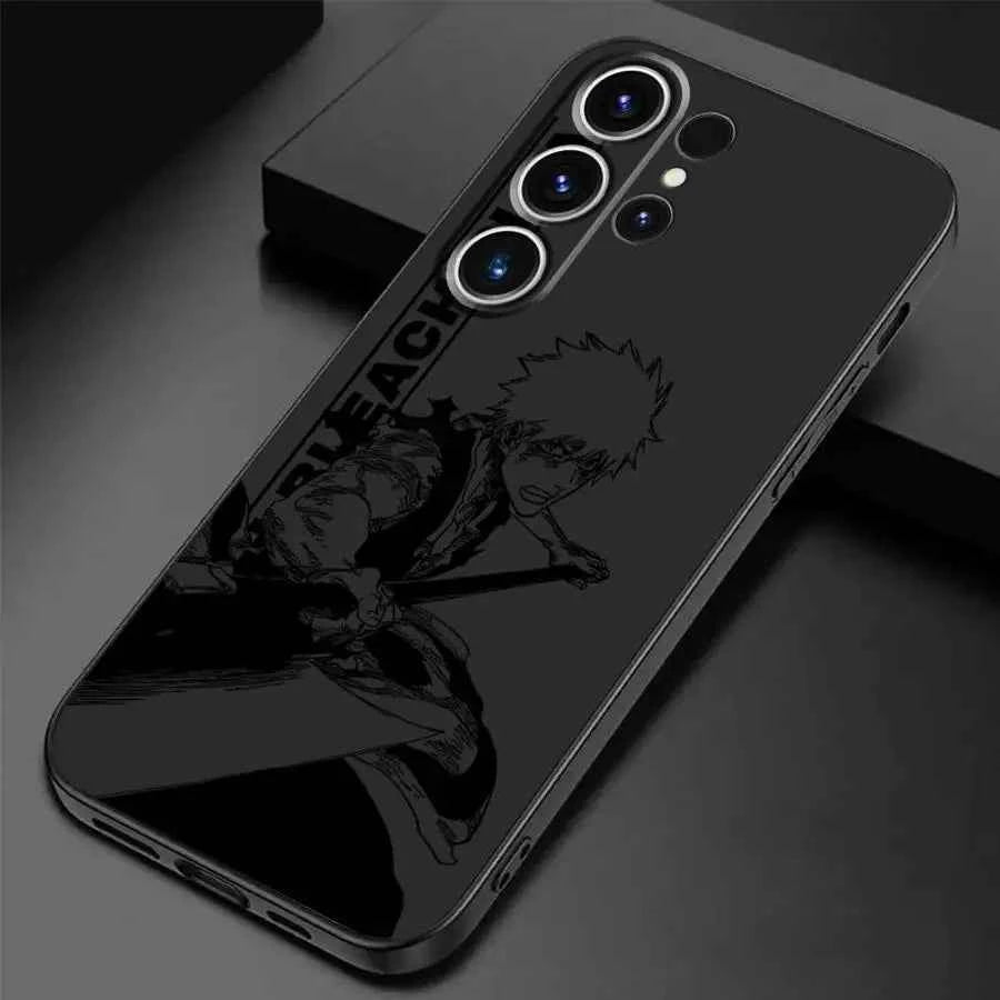 Coque Anime BLEACH Ichigo Aizen Édition Matte & Anti-chute pour Samsung